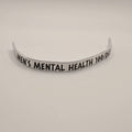 Men's Mental Health Laser Engraved Bracelet — Meaningful Personalized Gift for Him