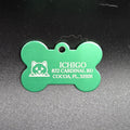 Personalized Bone Dog Tag — Custom Laser Engraved Pet ID Tag