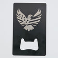 Patriotic Laser Engraved Credit Card Bottle Opener — Custom USA Gift for Men