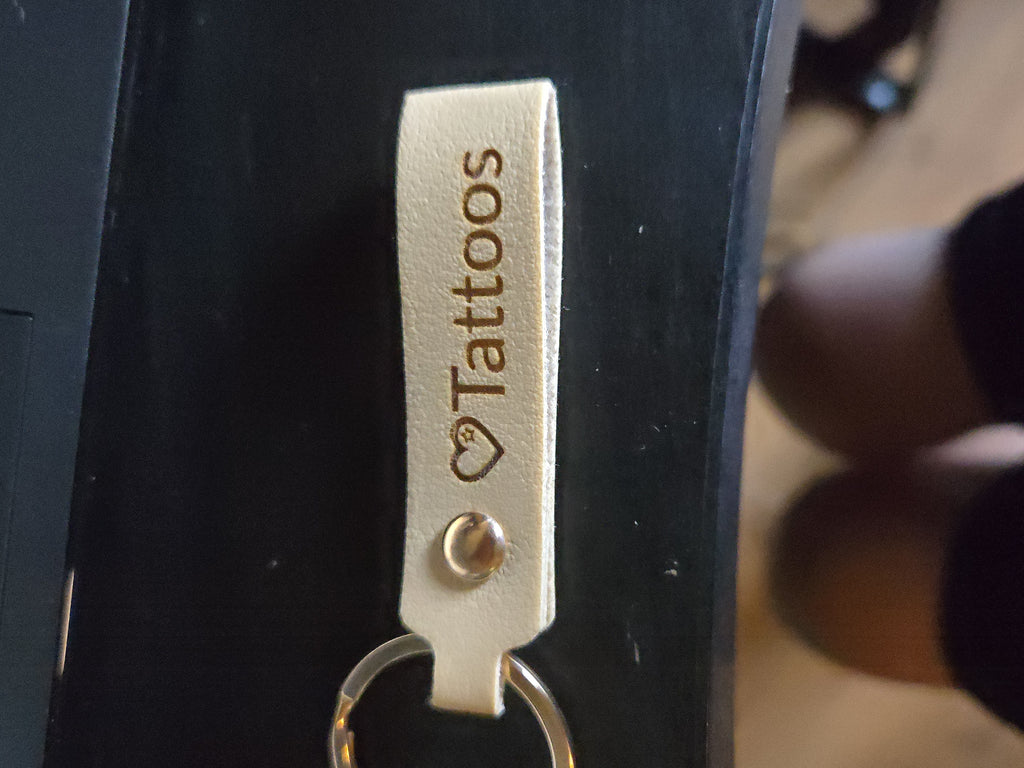 Personalized Laser Engraved Leather Keychain — Custom Name or Monogram